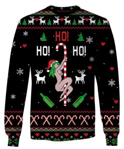 Sexy Dancer On Christmas Custom T-shirt - Hoodies Apparel HD-UGL110204 3D Custom Fleece Hoodies Long Sleeve S 