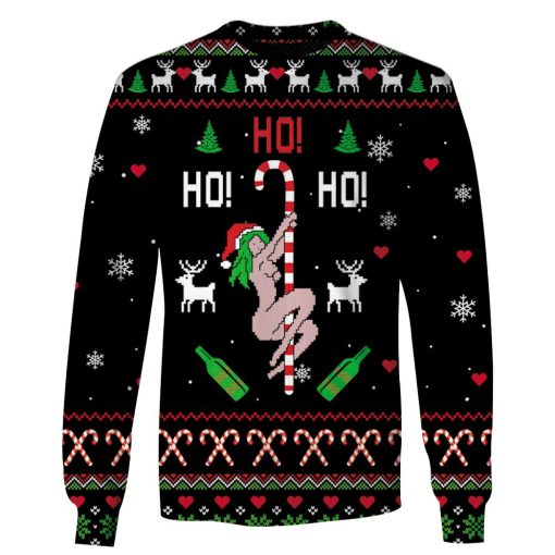 Sexy Dancer On Christmas Custom T-shirt - Hoodies Apparel HD-UGL110204 3D Custom Fleece Hoodies Long Sleeve S