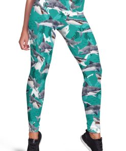 Shark Full Print Leggings 3d legging Leggings 