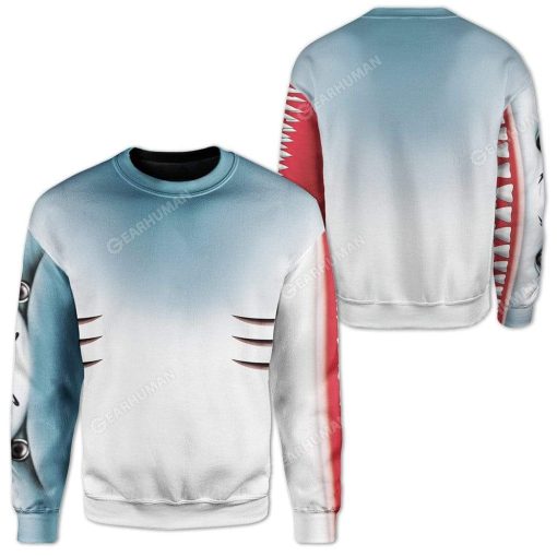 SHARK T-Shirts Hoodies Apparel HD-QM2611197 3D Custom Fleece Hoodies