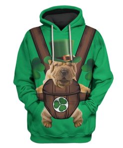 Sharpei Custom T-shirt - Hoodies Apparel HD-GH110661 3D Custom Fleece Hoodies Hoodie S 