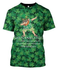 shenanigator St. Patrick's Day Custom T-shirt - Hoodies Apparel HD-GH110669 3D Custom Fleece Hoodies 