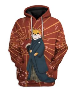 Shiba Inu In Kimono Custom T-Shirts Hoodies Apparel DG-TA0801201 3D Custom Fleece Hoodies Hoodie S 