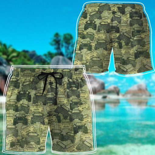 Gearhumans 3D Jeep Beach Short