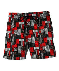 Gearhumans 3D Biff Tannen Hawaii Shorts