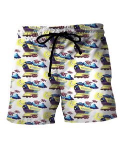 Gearhumans 3D Doc Brown Hawaii Shorts