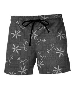 Gearhumans 3D ELV PRL Black Hawaii Shorts