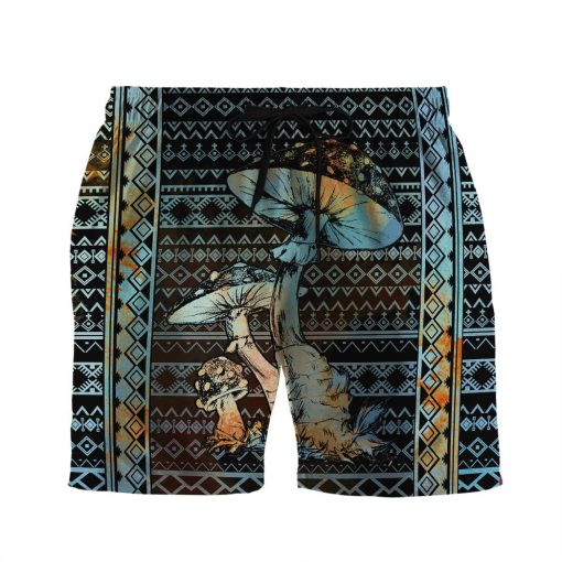 Gearhumans 3D Mushroom Hawaii Shorts