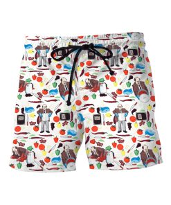 Gearhumans 3D Kevin Famous Chili The Office Hawaii Shorts