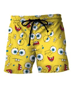 Gearhumans 3D Spongebob Squarepants Hawaii Shorts