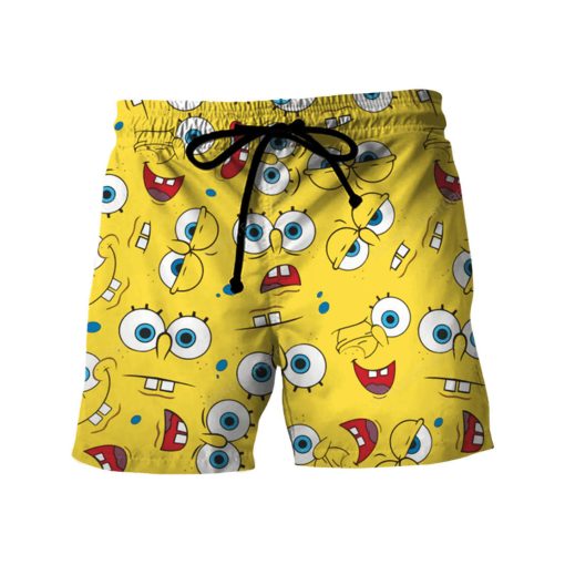Gearhumans 3D Spongebob Squarepants Hawaii Shorts