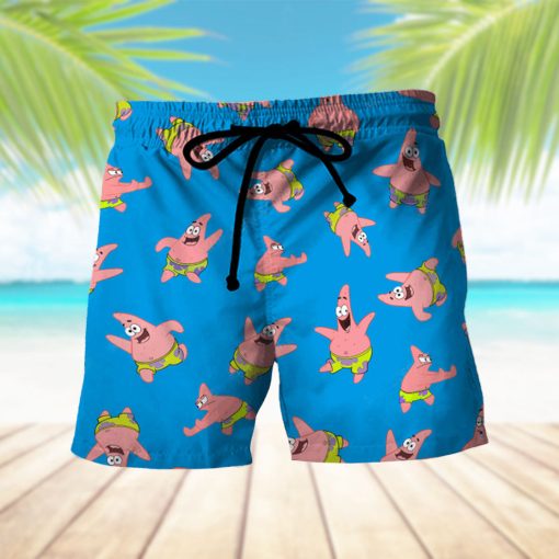 Gearhumans 3D Spongebob Squarepants Hawaii Shorts