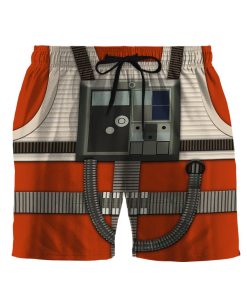 Gearhumans 3D S.W Rebel Pilot Hawaii Shorts