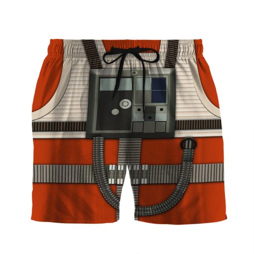 Gearhumans 3D S.W Rebel Pilot Hawaii Shorts