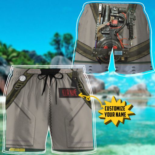 Gearhumans 3D Ghostbusters 1984 Hawaii Shorts - Image 4