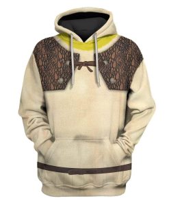 Shrek Costume Custom T-shirt - Hoodies Apparel HD-GH20505 3D Custom Fleece Hoodies Hoodie S 