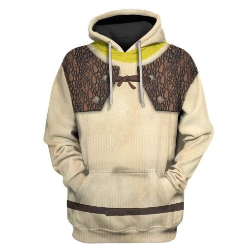 Shrek Costume Custom T-shirt - Hoodies Apparel HD-GH20505 3D Custom Fleece Hoodies Hoodie S