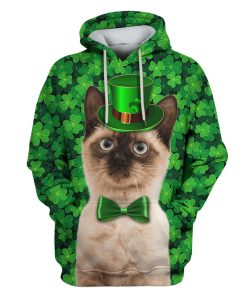 Siamese Custom T-shirt - Hoodies Apparel HD-PET110429 3D Custom Fleece Hoodies Hoodie S 