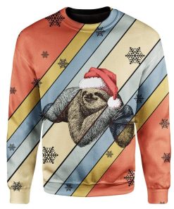 Sloth Custom Sweater Apparel HD-TA22111904 Ugly Christmas Sweater Long Sleeve S 