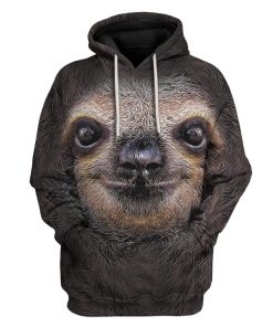 Sloth Custom T-Shirts Hoodies Apparel HD-QM1401202 3D Custom Fleece Hoodies Hoodie S 