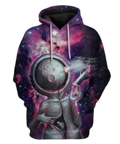 Smoking Black Hole Custom T-Shirts Hoodies Apparel GL-TA0802201 3D Custom Fleece Hoodies Hoodie S
