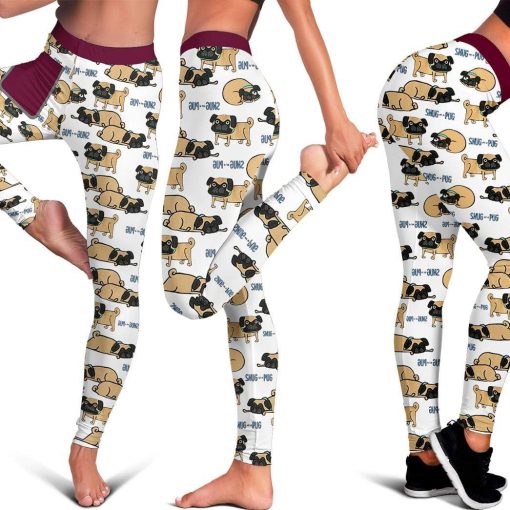 Snug As A Pug Legging Apparel DG-AT1112192 Leggings