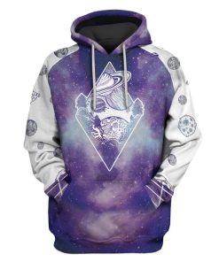 Space Drawing Custom T-shirt - Hoodies Apparel HD-GH20003 3D Custom Fleece Hoodies Hoodie S 