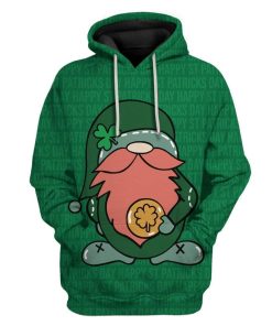 St Patrick Gnome Custom T-Shirts Hoodies Apparel HD-AT1601202 3D Custom Fleece Hoodies Hoodie S 