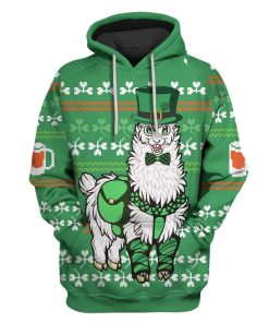St. Patrick's Day Custom T-shirt - Hoodies Apparel HD-GH110693 3D Custom Fleece Hoodies Hoodie S 