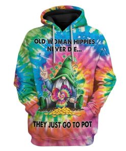 St Patrick's Day Old Woman Never Die Custom T-Shirts Hoodie Apparel HP-DT0702201 3D Custom Fleece Hoodies Hoodie S 