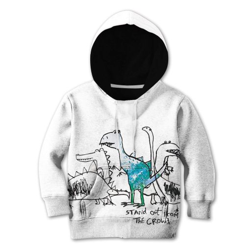 Stand Out From The Crowd Custom Hoodies T-shirt Apparel HD-GH1106122K kid 3D apparel Kid Hoodie S/6-8