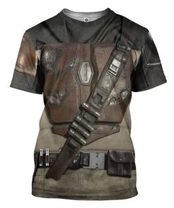 Star War The Mandalorian Custom Tshirt Apparel GN17094 3D T-shirt T-Shirt S 
