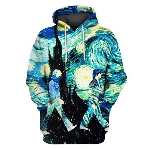 Starry Night Hoodies - T-Shirts Apparel GH110106 3D Custom Fleece Hoodies Hoodie S