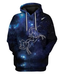 Starry Unicorn Custom T-Shirts Hoodies Apparel GL-TA1312194 3D Custom Fleece Hoodies Hoodie S 