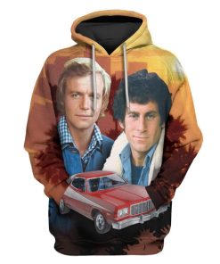 Starsky and Hutch Custom T-shirt - Hoodies Apparel HD-GH20514 3D Custom Fleece Hoodies Hoodie S 