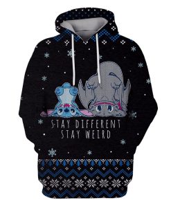 Stay different stay weird Custom T-shirt - Hoodies Apparel HD-MV110676 3D Custom Fleece Hoodies Hoodie S 