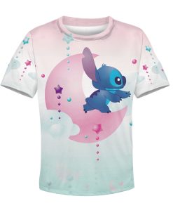 Stitch Kid Custom Hoodies T-shirt Apparel HD-PET110331K kid 3D apparel Kid T-Shirt XS