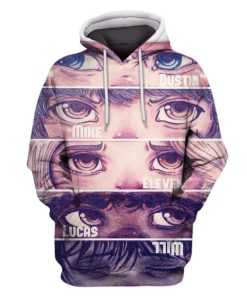 Stranger Things Mike Lucas Dustin Eleven Will Hoodies - T-Shirts Apparel MV110125 3D Custom Fleece Hoodies Hoodie S 