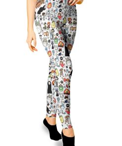 Studio Ghibli Full-print Leggings HD-MV111407-LEG Leggings Leggings S 