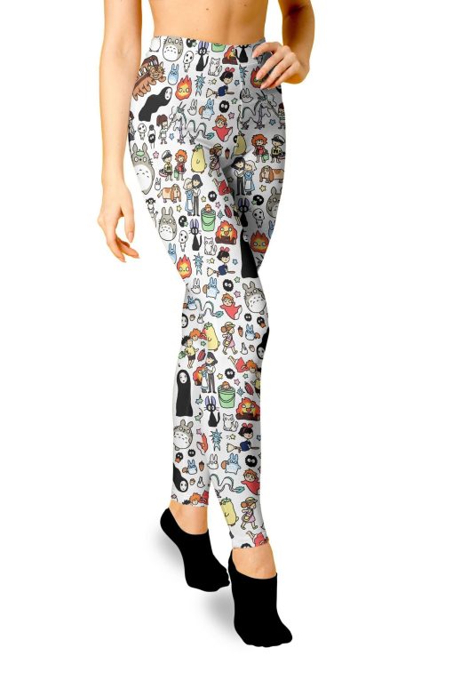 Gearhumans Studio Ghibli Full-print Leggings 1 Studio Ghibli Full-print Leggings HD-MV111407-LEG Leggings Leggings S