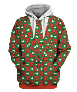 Suit For Christmas Custom T-shirt - Hoodies Apparel HD-UGL110154 3D Custom Fleece Hoodies Hoodie S 