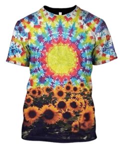 Sun Flower Hoodies - T-Shirt Apparel HP101108 3D Custom Fleece Hoodies T-Shirt S 