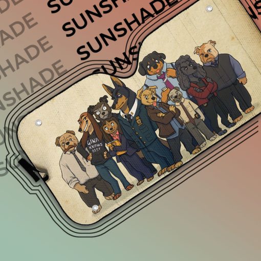 Gearhumans 3D B99 Dogs Auto Sunshade