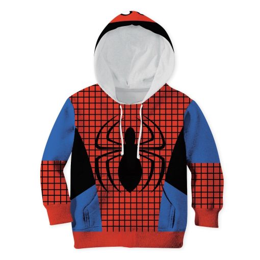 Superhero Kid Custom Hoodies T-shirt Apparel HD-MV110223K kid 3D apparel Kid Hoodie S/6-8