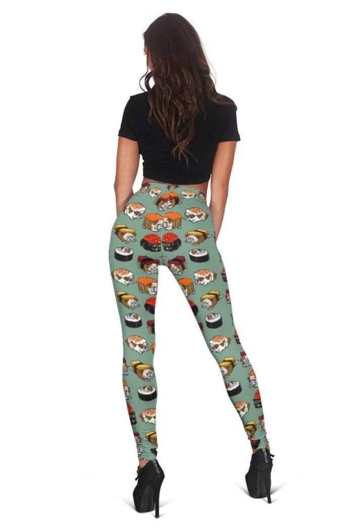Sushi Bulldog Full-print Leggings HD-GH20495-LEG Leggings