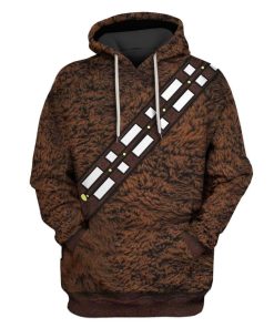 SW Chewie Chewbacca Custom T-shirt - Hoodies Apparel HD-GH20269 3D Custom Fleece Hoodies Hoodie S 