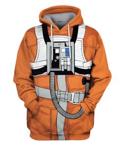 SW X-Wing Pilot Custom T-shirt - Hoodies Apparel HD-GH110501 3D Custom Fleece Hoodies Hoodie S 