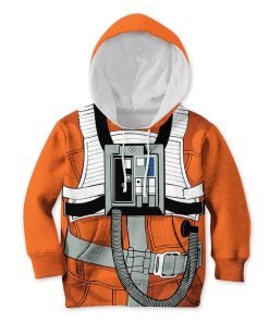 SW X-WING PILOT Kid Custom Hoodies T-shirt Apparel HD-GH110501K kid 3D apparel Kid Hoodie 2XS/3-4