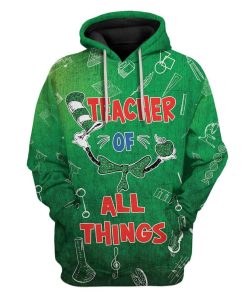 Teacher Of All Things St Patrick's Day Custom T-Shirts Hoodies Apparel MV-DT0102204 3D Custom Fleece Hoodies Hoodie S 