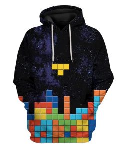 Tetris Custom T-Shirts Hoodies Apparel HD-QM1601203 3D Custom Fleece Hoodies Hoodie S 